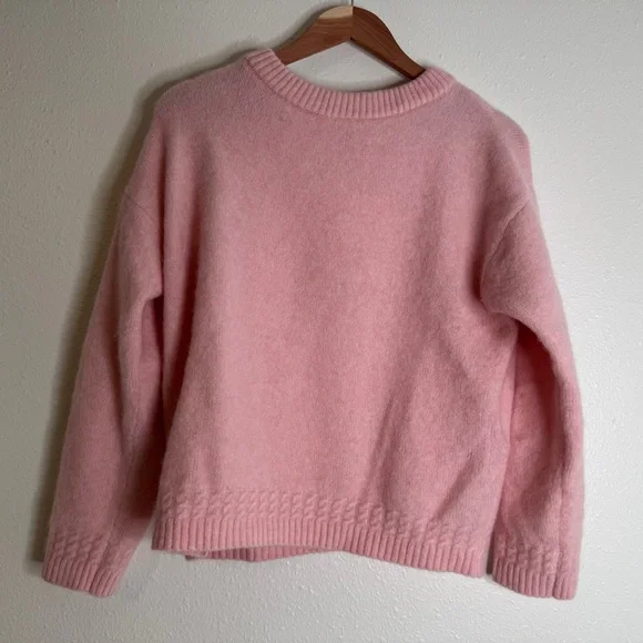 Sezane Blush Pink Amiel Jumper Sweater - Picture 2 of 6